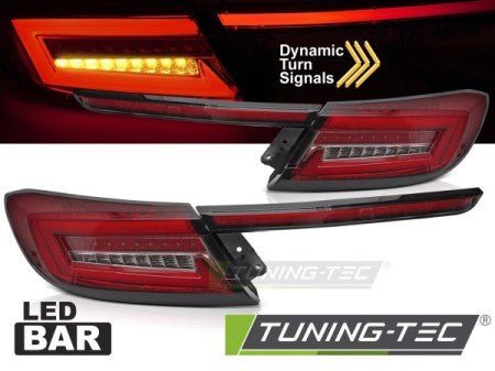 Fanali Posteriori LED BAR RED WHITE Sequenziali per TOYOTA GR86 21-