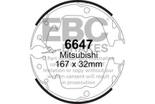 Ganasce freno EBC posteriori per Mitsubishi Galant