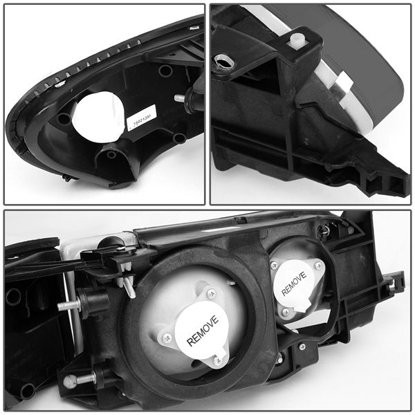 Fari Anteriori SK-Import Cromati Lente Fumé e Ambra Toyota Corolla E100 E110 - foto 4