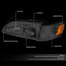Carica l'immagine nel visualizzatore di Gallery, Fari Anteriori SK-Import Cromati Lente Fumé e Ambra Toyota Corolla E100 E110 - foto 3
