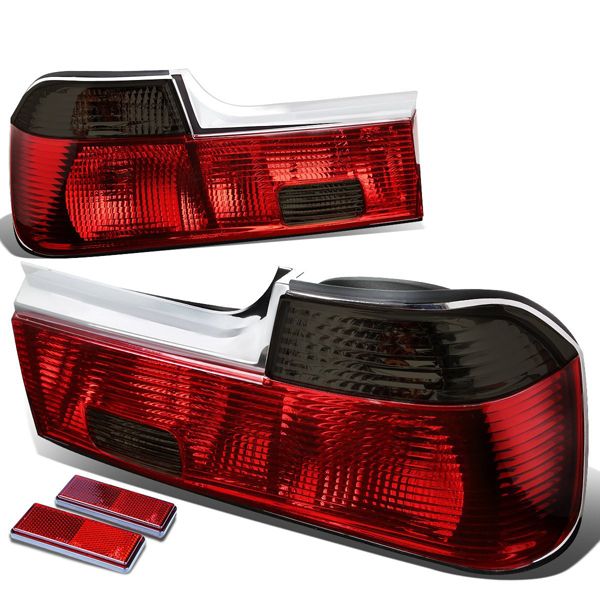 Fanali Posteriori SK-Import Lente Rossa e Fumé BMW Serie 7 E32