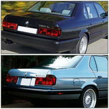 Carica l'immagine nel visualizzatore di Gallery, Fanali Posteriori SK-Import Lente Rossa e Fumé BMW Serie 7 E32 - foto 3