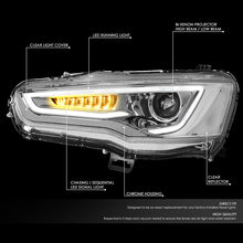 Carica l'immagine nel visualizzatore di Gallery, Fari Anteriori SK-Import Cromati Mitsubishi Lancer Evo X - foto 3