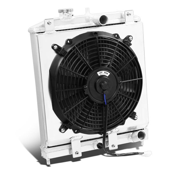 Radiatore con Ventola Slim 32mm SK-Import Honda Civic EG EJ EK Del Sol