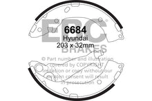 Ganasce freno EBC posteriori per Hyundai Getz