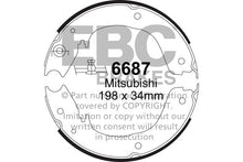 Ganasce freno EBC posteriori per Mitsubishi Pajero