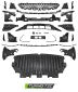 Carica l&#39;immagine nel visualizzatore di Gallery, Paraurti Anteriore SPORT BLACK per MERCEDES Classe C W206 21-