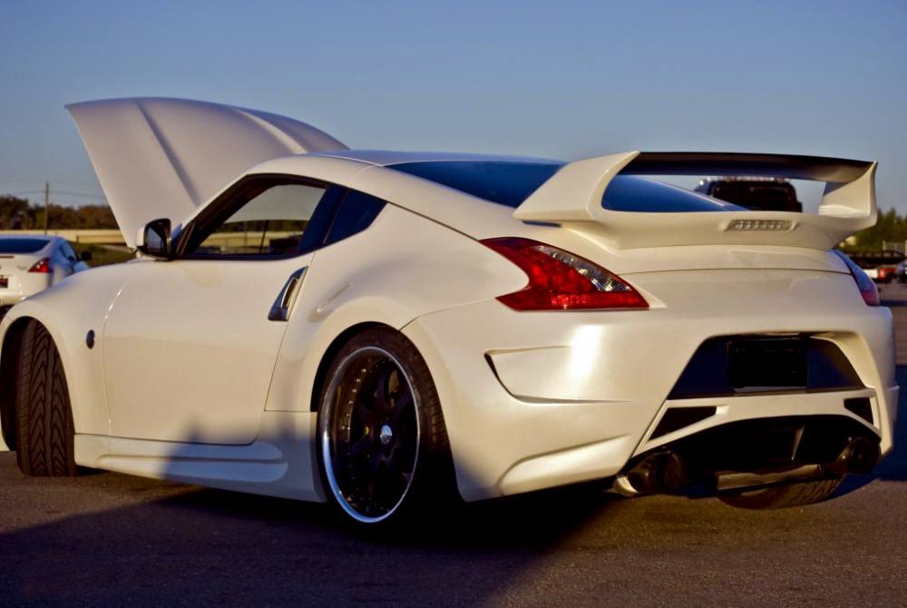 Paraurti Posteriore Amuse Style SK-Import Nissan 370Z Z34 Vetroresina - foto 3
