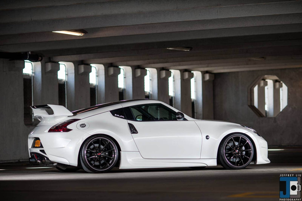 Minigonne Amuse Style SK-Import Nissan 370Z Z34 Vetroresina - foto 5