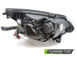 Fari Anteriori XENON D2S CCFL ANGEL EYES BLACK LED INDICATOR per BMW Serie 5 E60/E61 03-04