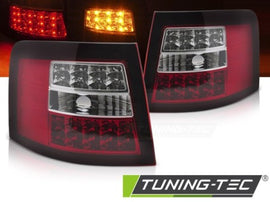 Fanali Posteriori a Led RED WHITE per AUDI A6 05.97-05.04 AVANT