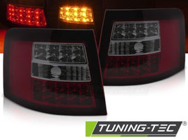 Fanali Posteriori a Led RED SMOKE per AUDI A6 05.97-05.04 AVANT