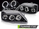 Fari Anteriori DACIA LOGAN 04-08 ANGEL EYES BLACK