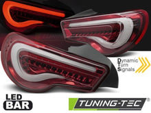 Carica l&#39;immagine nel visualizzatore di Gallery, Fanali Posteriori TOYOTA GT86 12-21 LED BAR RED WHITE SEQ
