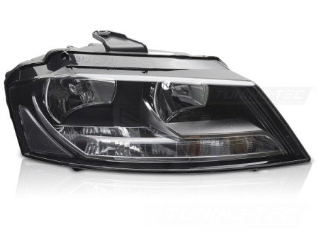 Fari Anteriori BLACK Lato Destro TYC per AUDI A3 8P 08-12