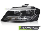 Fari Anteriori BLACK Lato Sinistro TYC per AUDI A3 8P 08-12