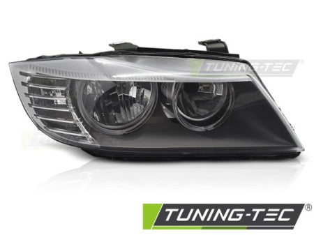 Fari Anteriori BLACK Lato Destro TYC per BMW Serie 3 E90 E91 LCI 09-11