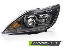 Carica l&#39;immagine nel visualizzatore di Gallery, Fari Anteriori BLACK Lato Sinistro TYC per FORD FOCUS MK2 08-10