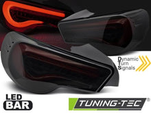 Carica l&#39;immagine nel visualizzatore di Gallery, Fanali Posteriori TOYOTA GT86 12-21 LED BAR BLACK SMOKE RED SEQ
