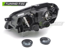Carica l&#39;immagine nel visualizzatore di Gallery, Fari Anteriori BLACK Lato Destro TYC per VW POLO 9N3 05-09