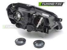 Carica l&#39;immagine nel visualizzatore di Gallery, Fari Anteriori BLACK Lato Sinistro TYC per VW POLO 9N3 05-09