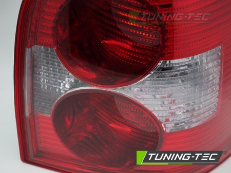Fanale Posteriore RED WHITE Lato Destro TYC per VW PASSAT 3BG 00-05 VARIANT