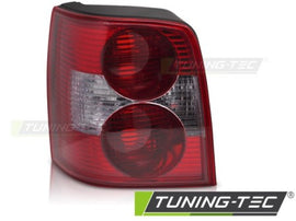 Fanale Posteriore RED WHITE Lato Sinistro TYC per VW PASSAT 3BG 00-05 VARIANT