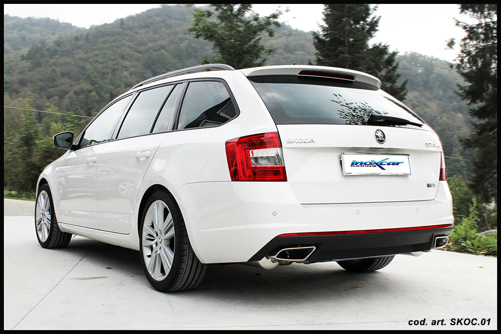 Terminale di scarico Skoda Octavia RS Mk3 5E RS 220cv | Inoxcar
