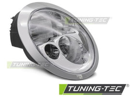 Fari Anteriori CHROME Lato Destro TYC per MINI COOPER R50 R53 01-04