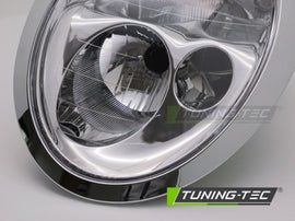 Fari Anteriori CHROME Lato Sinistro TYC per MINI COOPER R50 R53 01-04