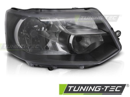 Fari Anteriori BLACK Lato Destro TYC per VW T5 10-15