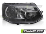 Fari Anteriori BLACK Lato Destro TYC per VW T5 10-15