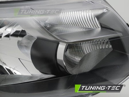 Fari Anteriori BLACK Lato Destro TYC per VW T5 10-15