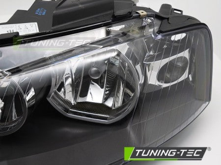 Fari Anteriori BLACK Lato Sinistro TYC per AUDI A3 8P 03-08