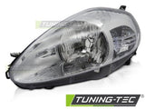 Fari Anteriori CHROME Lato Sinistro TYC per FIAT GRANDE PUNTO 05-08