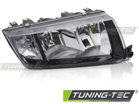 Fari Anteriori BLACK Lato Destro TYC per SKODA FABIA 00-07