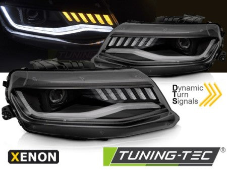 Fari Anteriori CHEVROLET CAMARO 16-18 HID Sequenziali BLACK