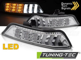 Luci Frontali CHROME LED Sequenziali per FORD MUSTANG 15-17