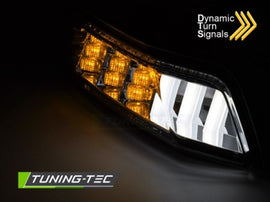 Luci Frontali CHROME LED Sequenziali per FORD MUSTANG 15-17