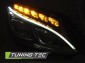 Carica l&#39;immagine nel visualizzatore di Gallery, Fari Anteriori TRUE DRL BLACK per MERCEDES Classe C W205 14-18
