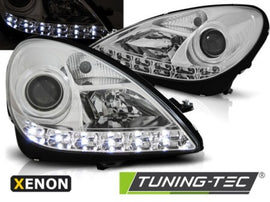 Fari Anteriori XENON DAYLIGHT CHROME per MERCEDES R171 SLK 04-11