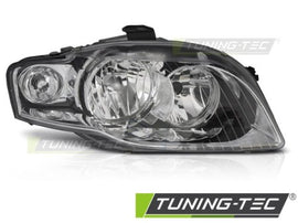 Fari Anteriori CHROME Lato Destro TYC per AUDI A4 B7 04-08