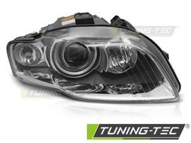 Fari Anteriori XENON CHROME Lato Destro TYC per AUDI A4 B7 04-08