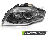 Fari Anteriori XENON CHROME Lato Sinistro TYC per AUDI A4 B7 04-08