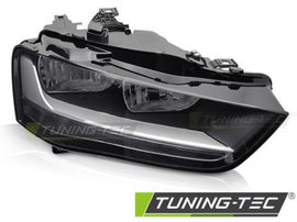 Fari Anteriori BLACK Lato Destro TYC per AUDI A4 B8 12-15