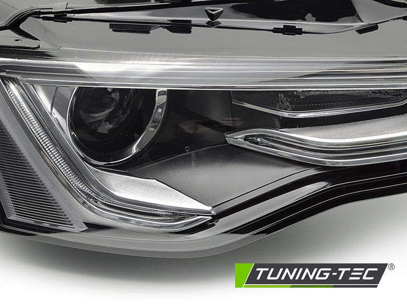Fari Anteriori Neri Xenon per Audi A5 (8T Facelift) 2011-2012
