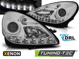 Fari Anteriori XENON DRL CHROME per MERCEDES R171 SLK 04-11