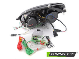 Fari Anteriori XENON DRL BLACK per MERCEDES R171 SLK 04-11