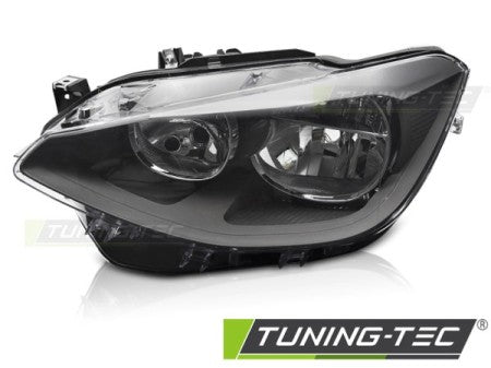 Fari Anteriori BLACK Lato Sinistro TYC per BMW Serie 1 F20 F21 11-14