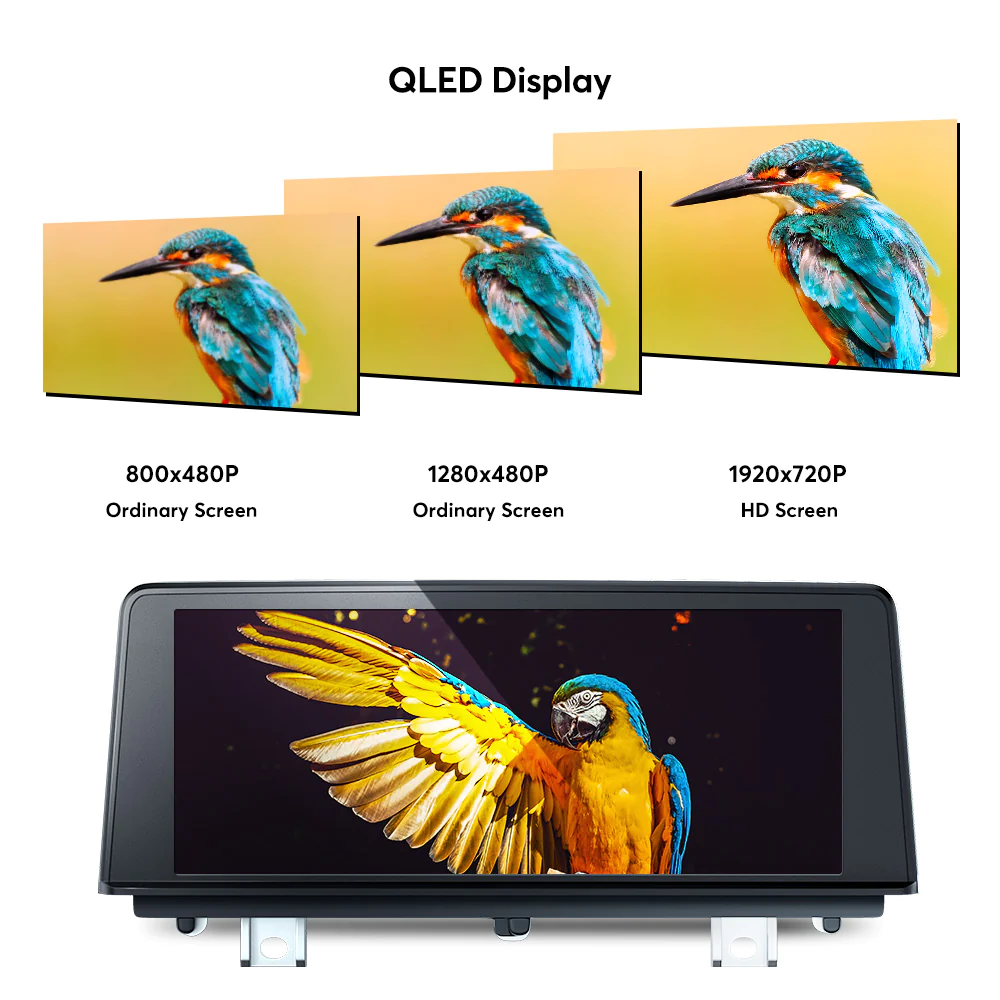 Android 12.0 8G+128G Qualcomm 8-core IPS 10.25" 8.8" Car MultiMedia BMW Serie 3 F30 F31 Serie 4 F32 F36 CIC NBT EVO System Touchscreen